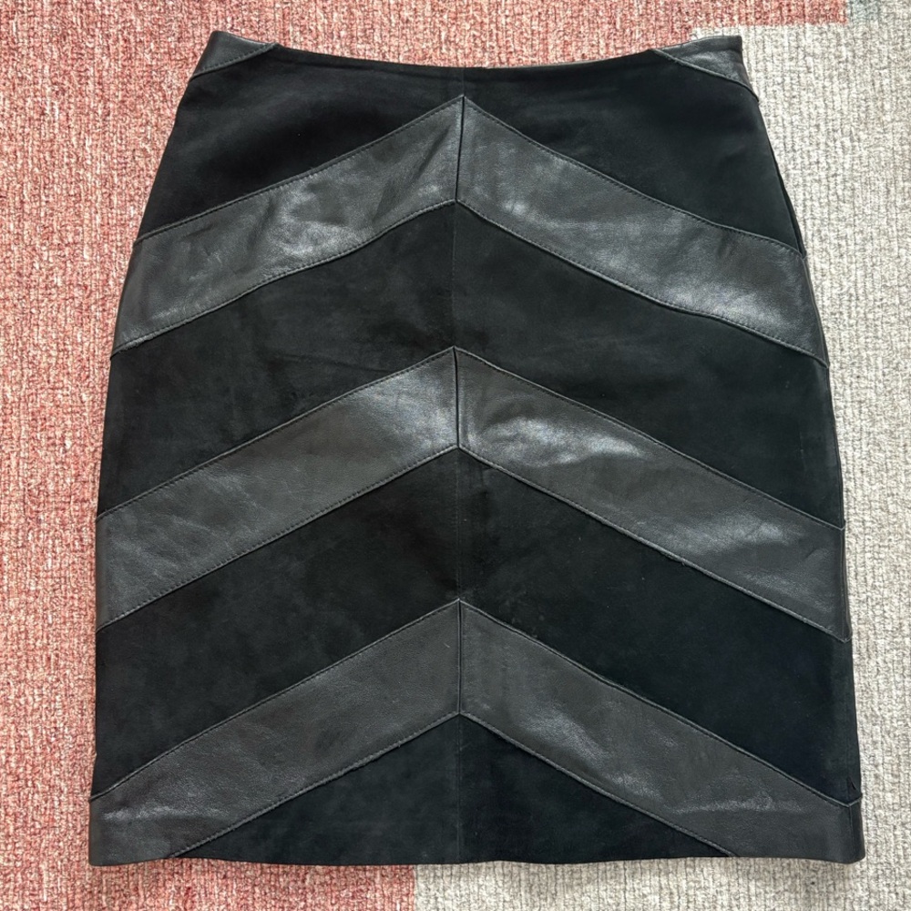 Alfani Black Chevron Skirt